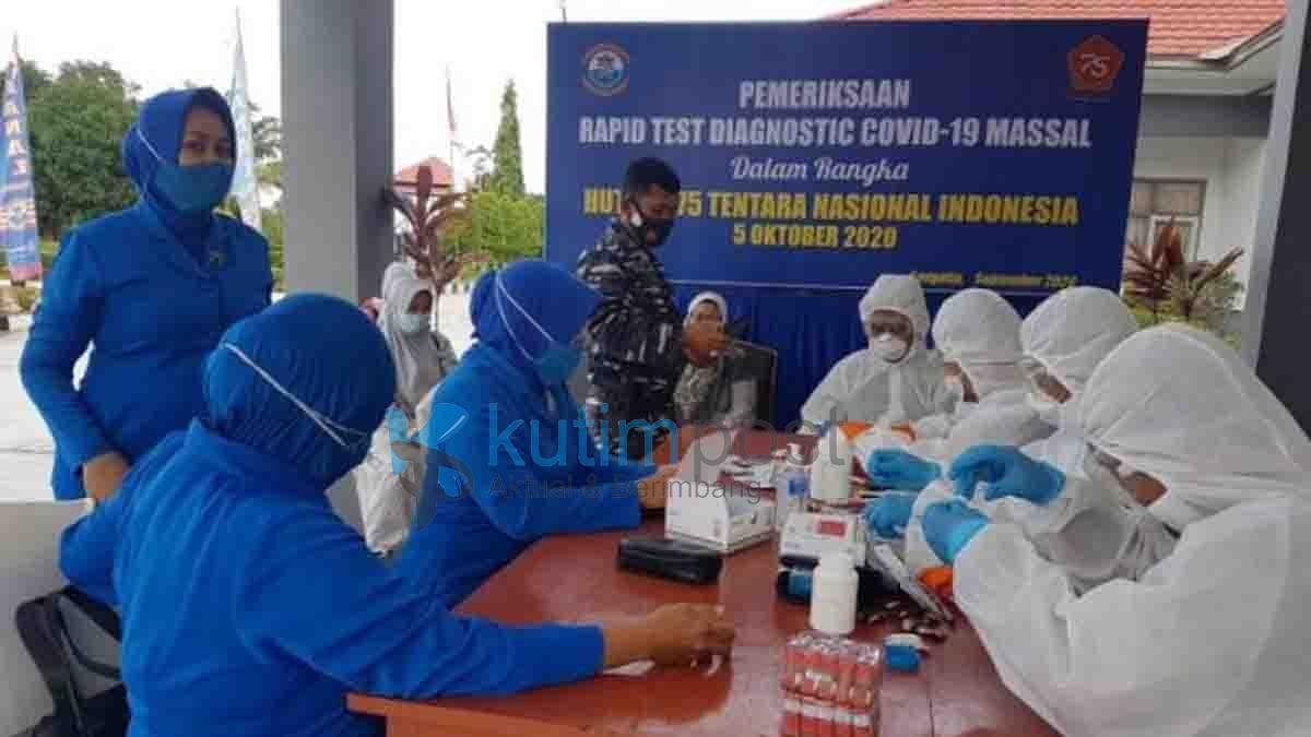 Sambut HUT TNI ke 75, Lanal Sangatta Adakan Rapid Test Untuk Anggota dan Keluarga Sambut HUT TNI ke 75, Lanal Sangatta Adakan Rapid Test Untuk Anggota dan Keluarga