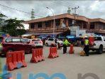 Antisipasi pasar Tumpah Ramadhan sat lantas polres kutim alihkan Arus Lalulintas