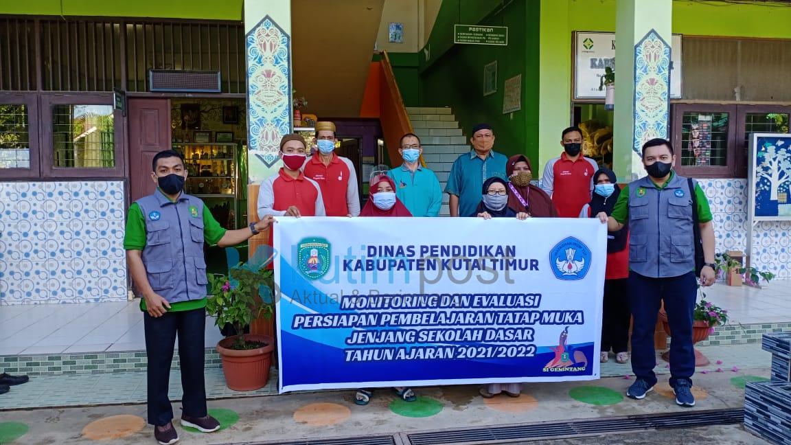 Tak Mau Kecolongan, Disdik Lakukan Monitoring Dan Evaluasi Persiapan Pembelajaran Tatap Muka Tahun Ajaran 2021-2022