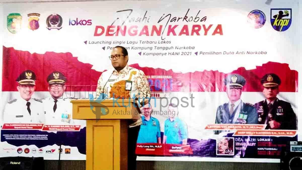 HANI 2021, Kasmidi Bulang Ajak Pemuda Perangi Narkoba HANI 2021, Kasmidi Bulang Ajak Pemuda Perangi Narkoba