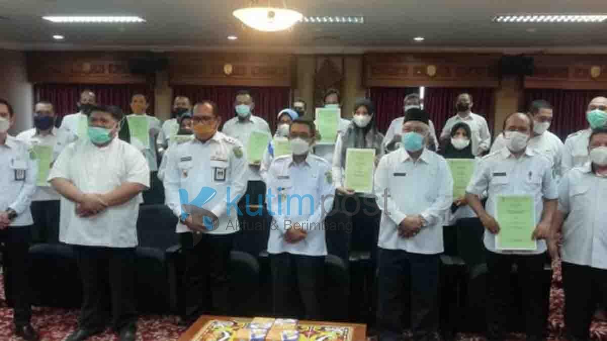 Sebanyak 21 ASN Setkab Kutim Naik Pangkat