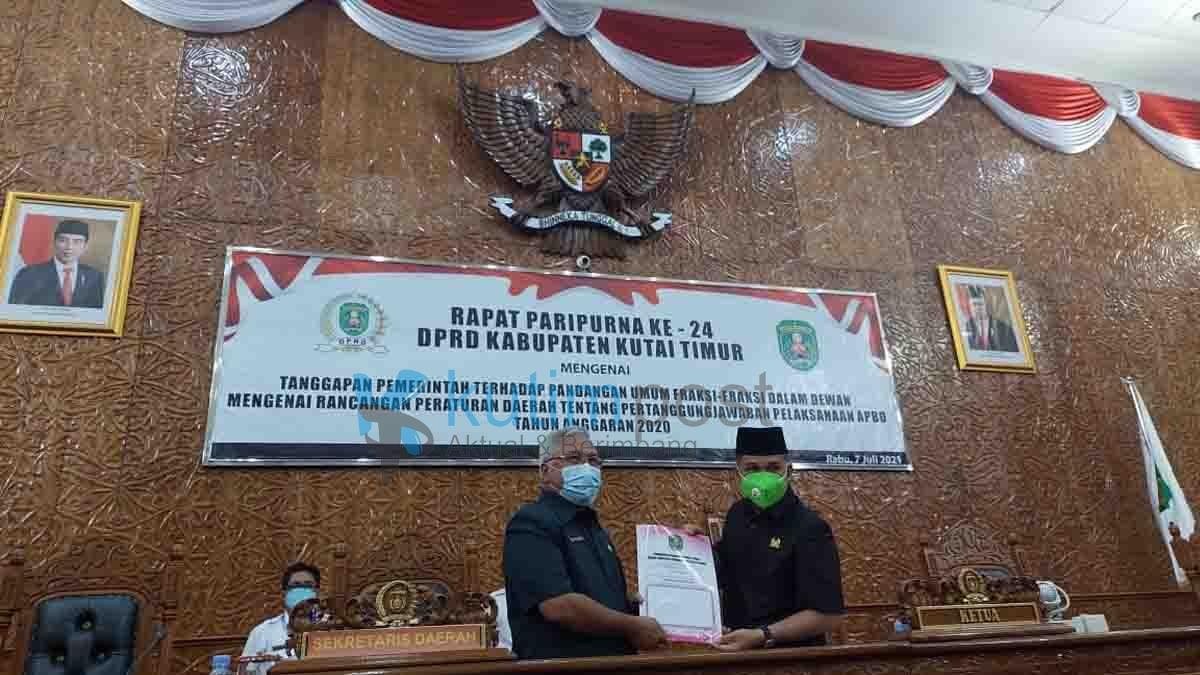 DPRD Kutim Gelar Paripurna ke 24