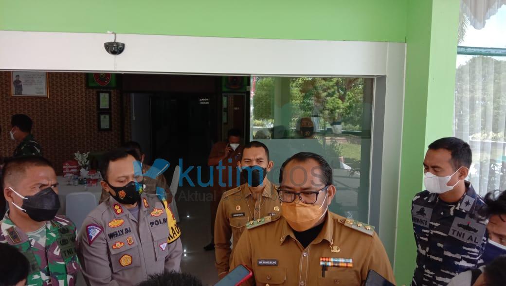 Rapat Evaluasi PPKM Level 4 Di Makodim 0909, Bahas Kesiapan BOR Rumah Sakit