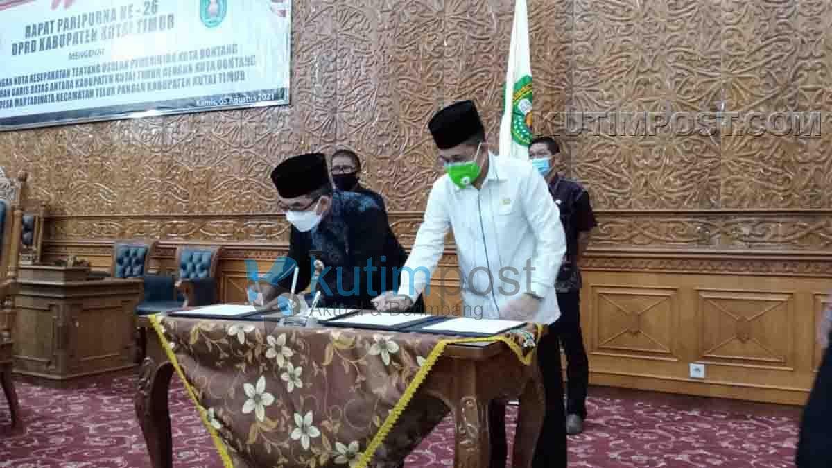 Ini 6 Poin Paripurna DPRD Dengan Pemkab Kutim Terkait Dusun Sidrap