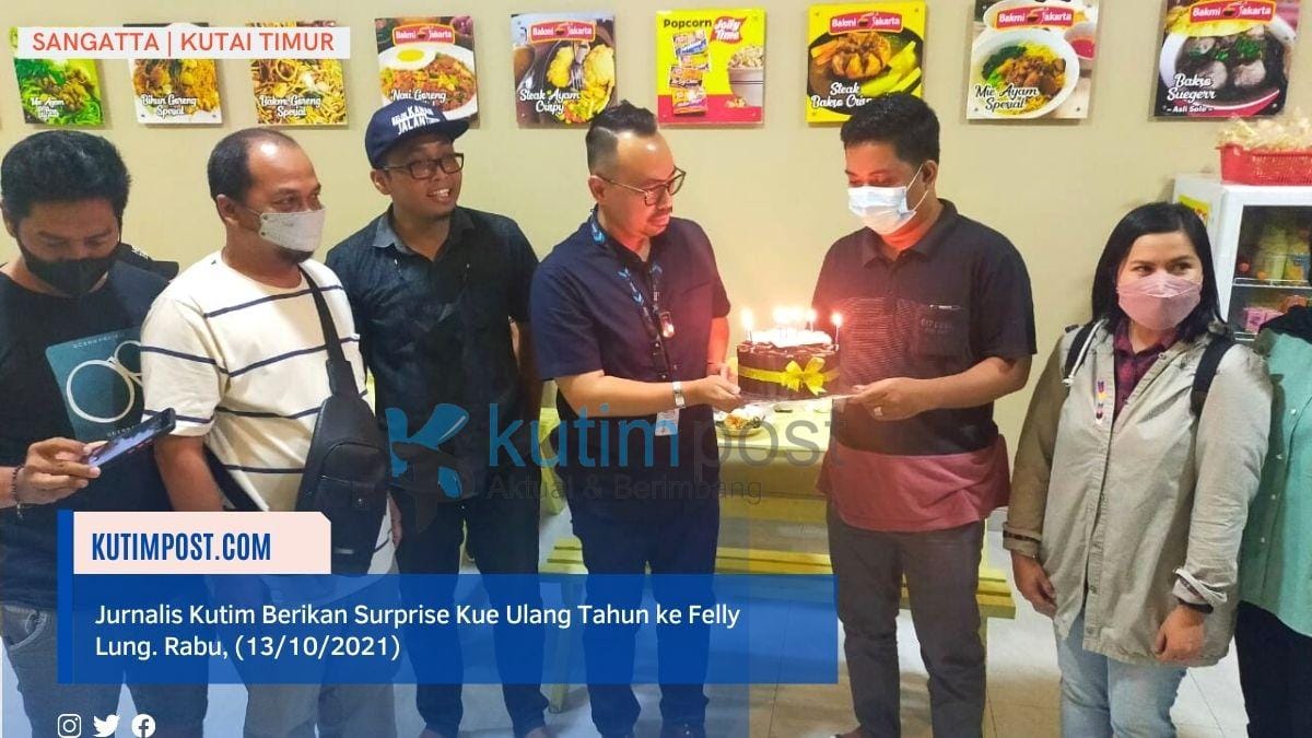 AJKT Beri Surprise Ulang Tahun Ketua KNPI Kutim Felly Lung