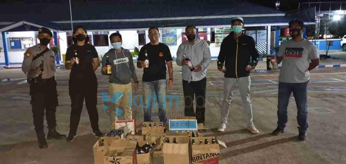 Cipta Kondisi, Polres Kutim Razia Miras Jelang Nataru