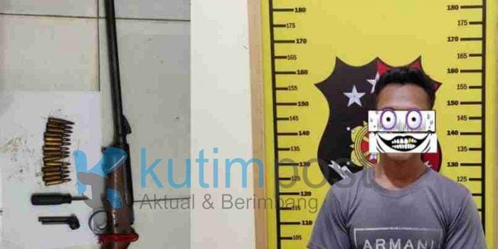 Jelang Nataru, Polsek Rantau Pulung Berhasil Amankan Senpi Beserta Amunisi