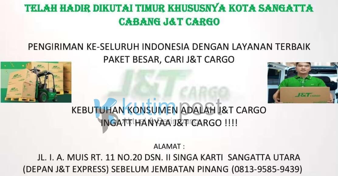 Mau Kirim Paket Besar Yuk, Ke J&T Cargo Sangatta