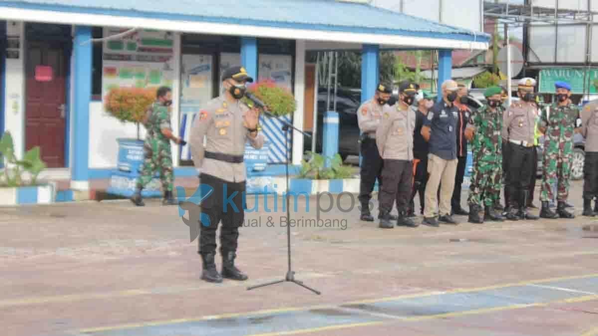 Polres Kutim Gelar Apel Gabungan Persiapan Malam Natal 2021 Polres Kutim Gelar Apel Gabungan Persiapan Malam Natal 2021