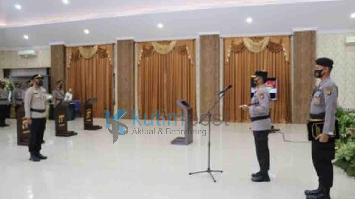 Polres Kutim Serah Terima Jabatan 2 Kasat dan 1 Kapolsek Polres Kutim Serah Terima Jabatan 2 Kasat dan 1 Kapolsek