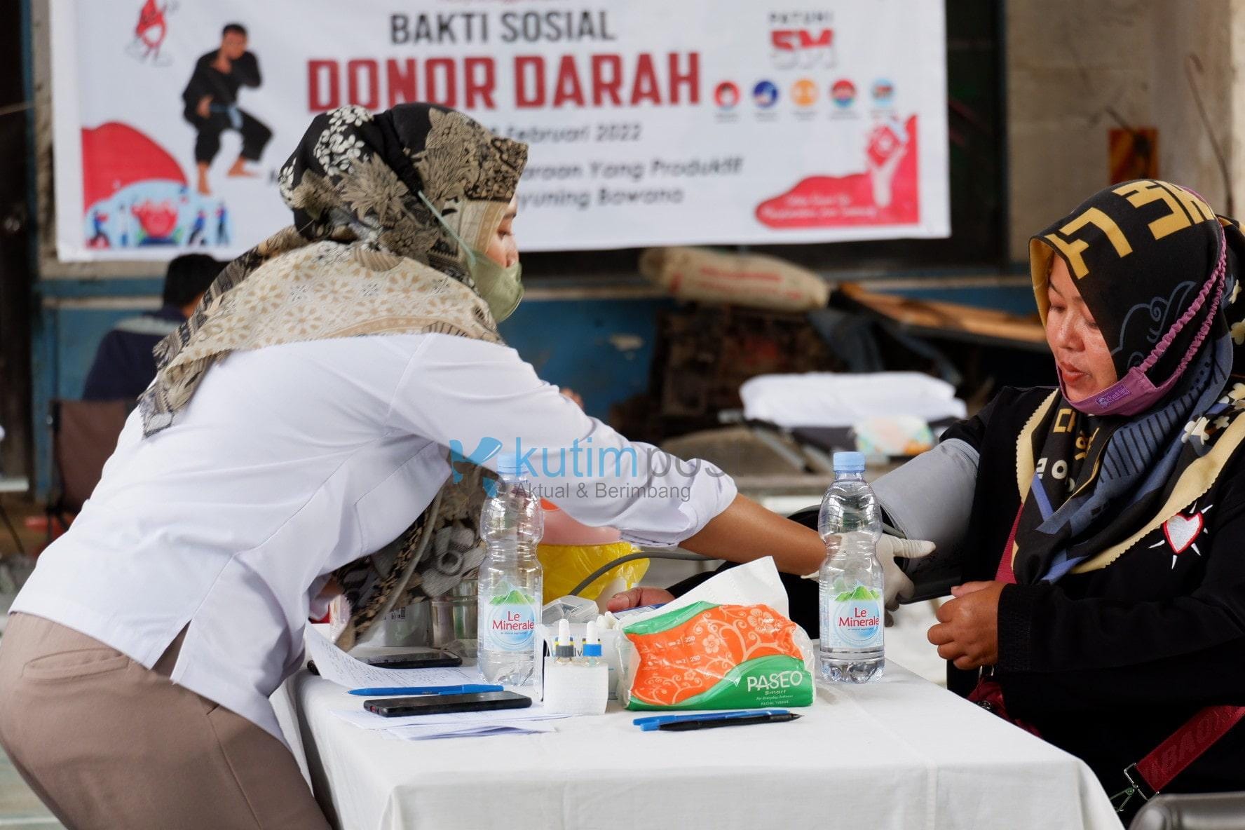 Menyambut 1 Abad, PSHT Cabang Kutim Adakan Donor Darah