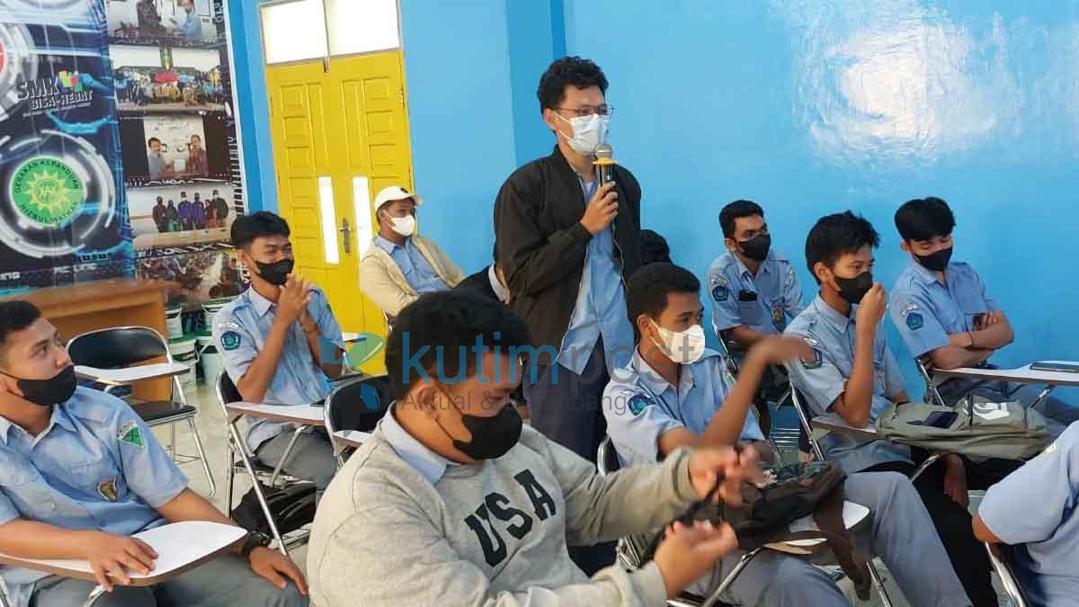 Satresnarkoba Bersama PT PAMA Sosialisasi Bahaya Narkoba ke SMK Muhammadiyah 1
