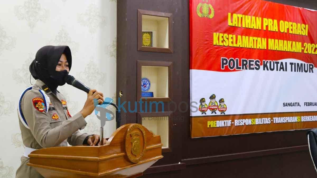 Tingkatkan Profesionalitas Personel, Polres Kutim Gelar Latihan Pra Operasi Keselamatan 2022