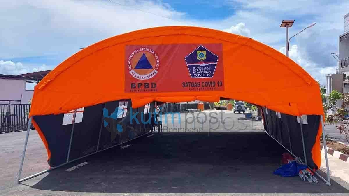 BPBD Kutim Siaga di KM 1 dan KM 8 Tangani Banjir