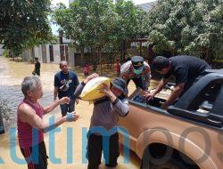 Hari ke-3 Banjir, Polres Kutim Salurkan Sembako dan Tim Tanggap Bencana