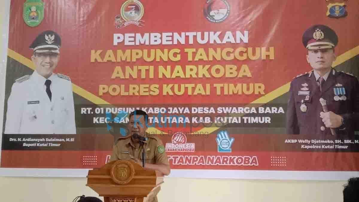 Polres Kutim Sukses Bentuk Kampung Tangguh Anti Narkoba Polres Kutim Sukses Bentuk Kampung Tangguh Anti Narkoba