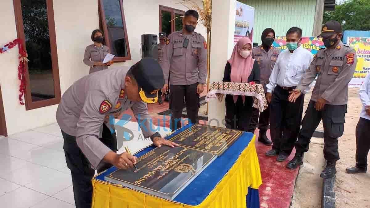 Kapolres Kutim Resmikan Kantor Baru Polsek Kaliorang