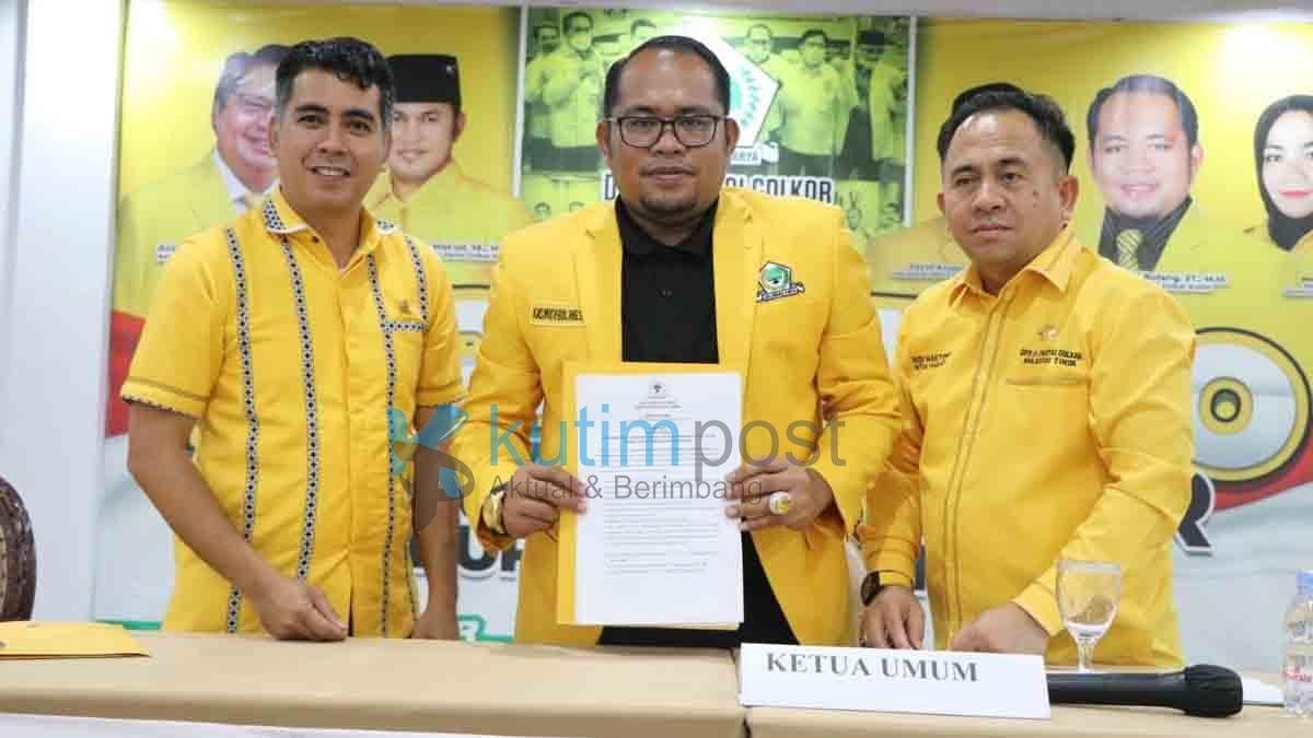 Kasmidi Bulang Ditetapkan Sebagai Cabup Dalam Rapat Pleno DPD 2 Golkar Kutim