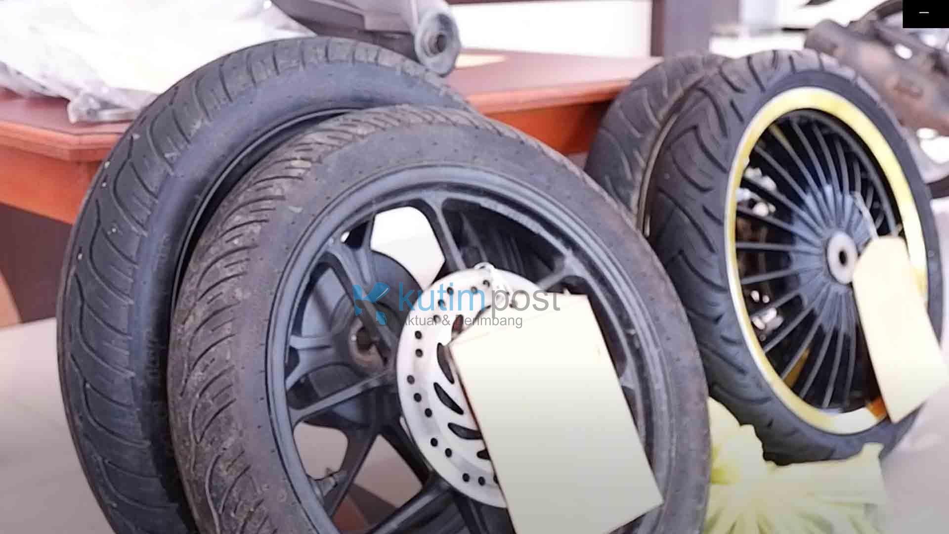Kasus Pencurian Velg Ban Motor Berhasil Diungkap Polres Kutim