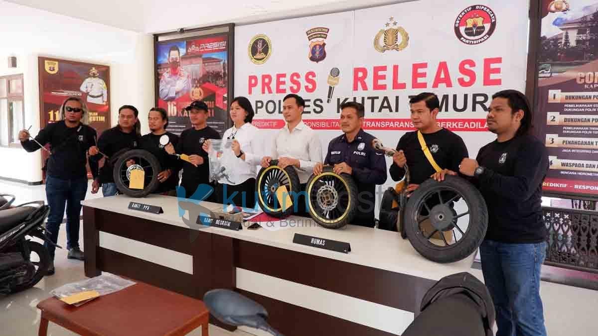 Kasus Pencurian Velg Ban Motor Berhasil Diungkap Polres Kutim Kasus Pencurian Velg Ban Motor Berhasil Diungkap Polres Kutim