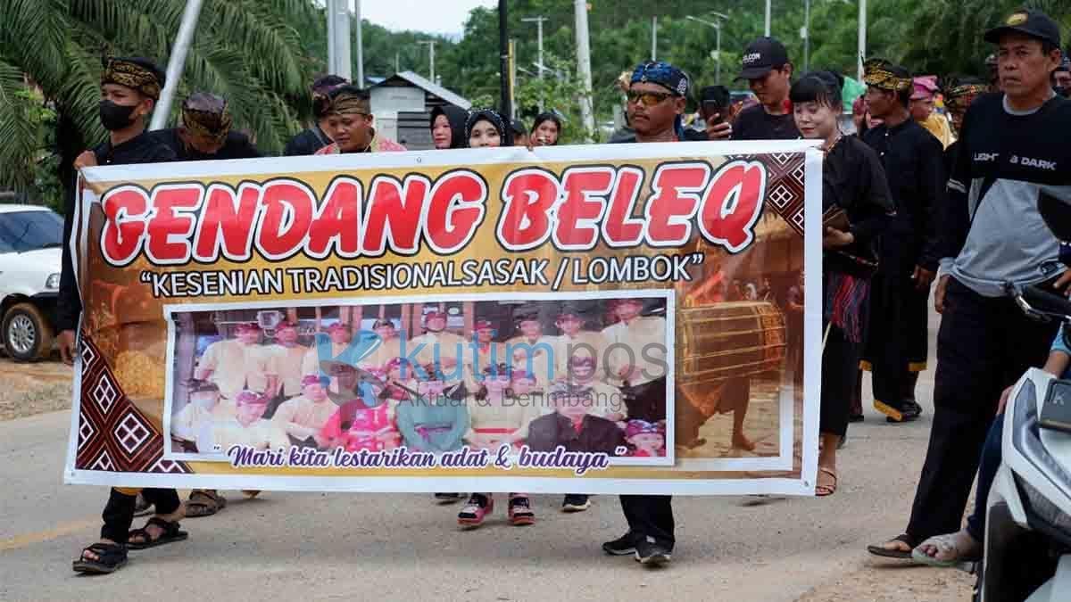 Meriahnya HUT Desa Tepian Baru Warga Tumpah Ruah tahun 2022