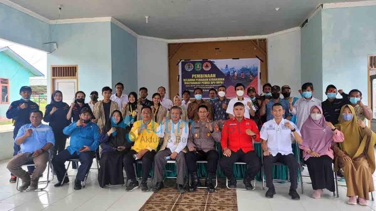 BPBD Kutim Adakan Pembinaan Relawan MAP di Kecamatan Kaubun