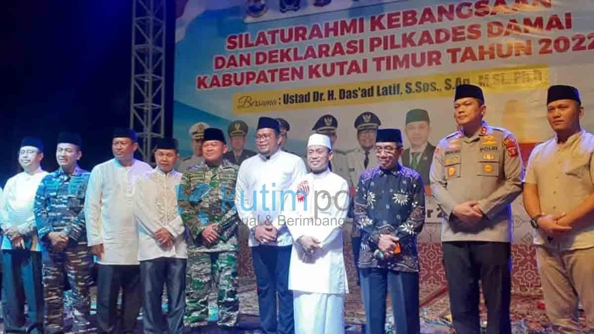 Kutim Gelar Silaturahmi Kebangsaan dan Deklarasi Pilkades Damai di Bukit Pelangi