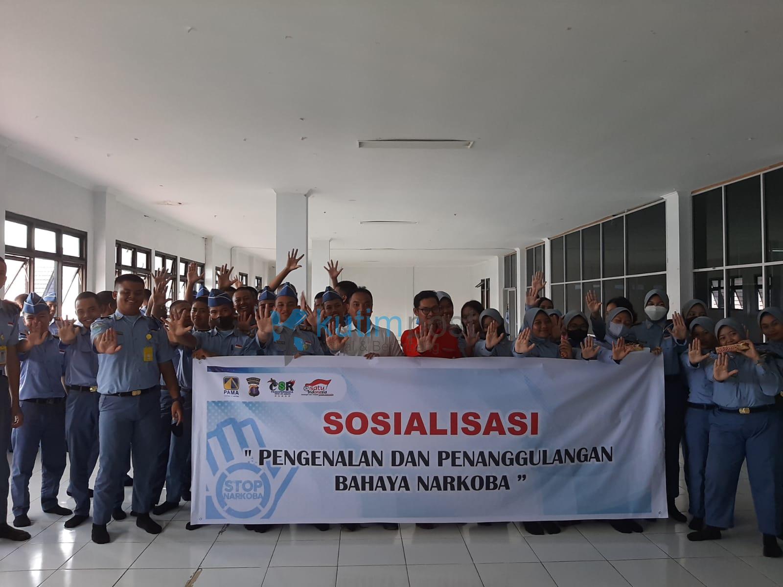 Police Goes To School di SMKN 2 Sangatta Utara