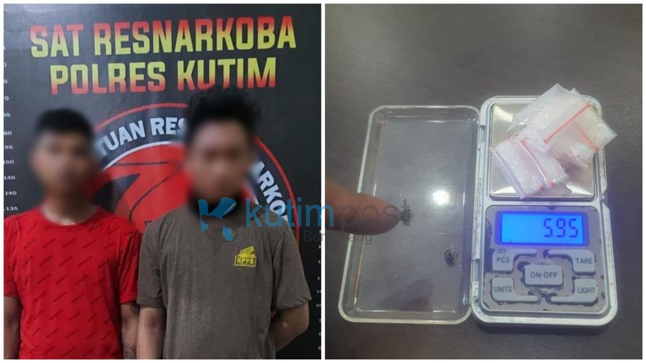Simpan Sabu 5,59 gram, 2 Pemuda Diamankan Satresnarkoba