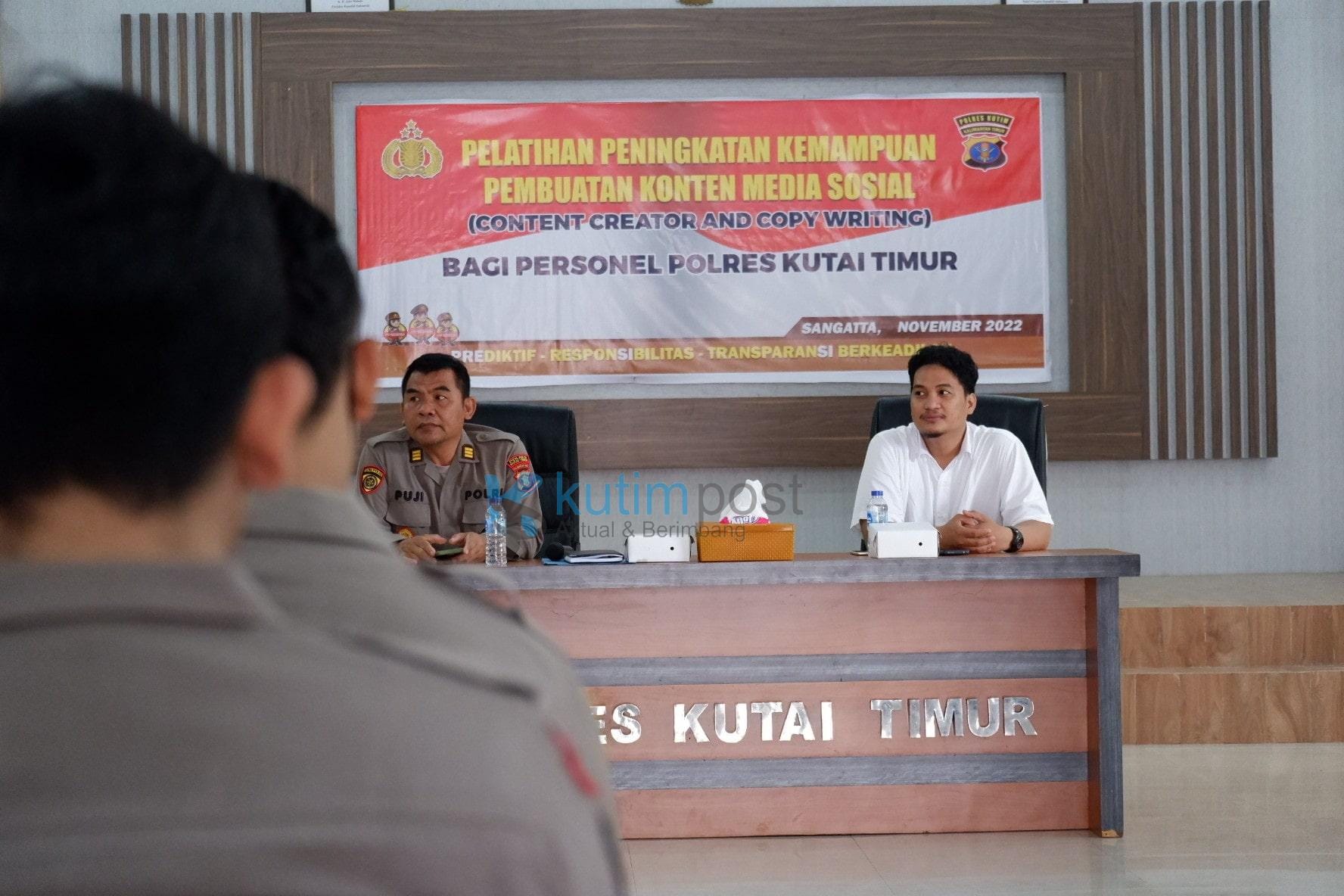 Upgrade Skill Jurnalistik, Polres Kutim Gandeng AJKT