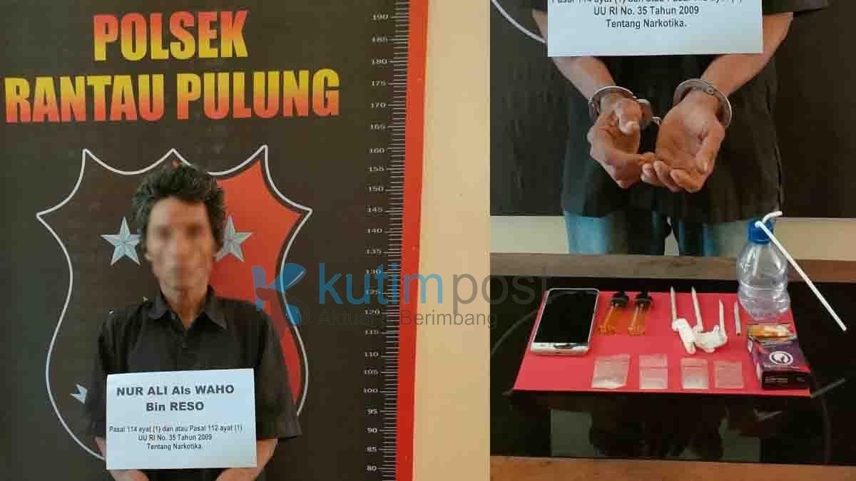 Polsek Rantau Pulung Amankan 2,88 Gram Sabu Polsek Rantau Pulung Amankan 2,88 Gram Sabu