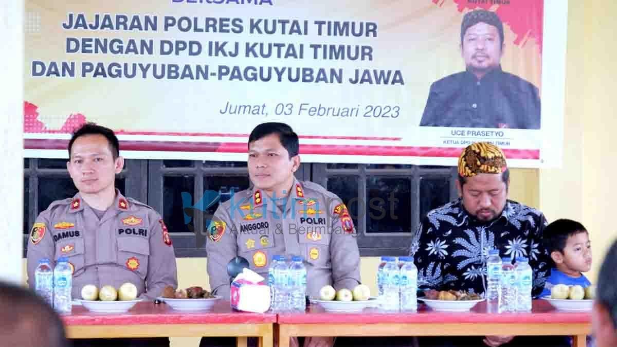 Jumat Curhat Polres Kutim Bersama Paguyuban Jawa