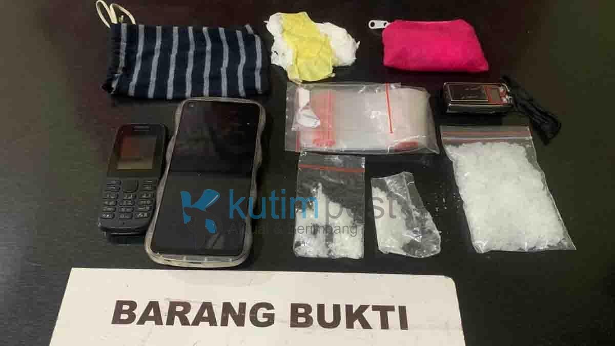 Satresnarkoba Polres Kutim Amankan 60 Gram Sabu-sabu Nekat Jual Narkoba, Pria Ini Kali Kedua Berurusan Dengan Polres Kutim