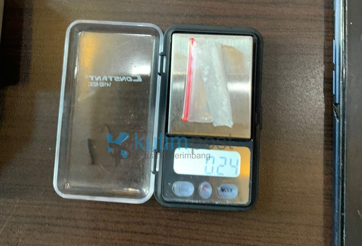 Oknum ASN Diamankan Satresnarkoba Polres Kutim Gegara Sabu