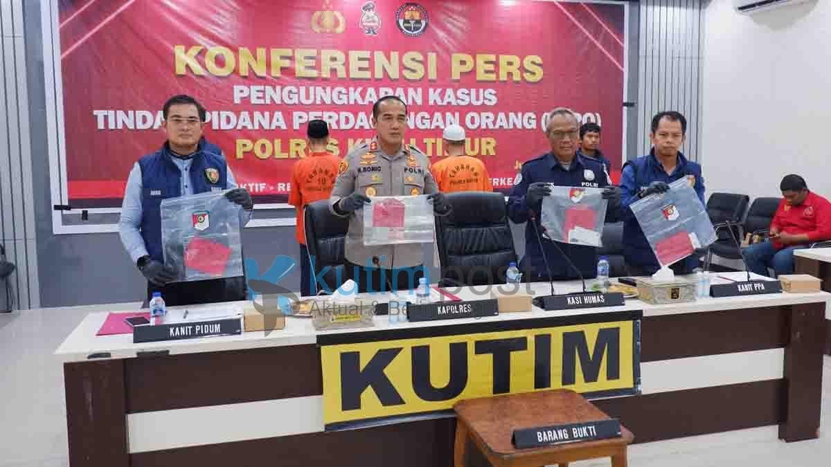 Polres Kutim Ungkap Kasus TPPO Polres Kutim Ungkap Kasus TPPO