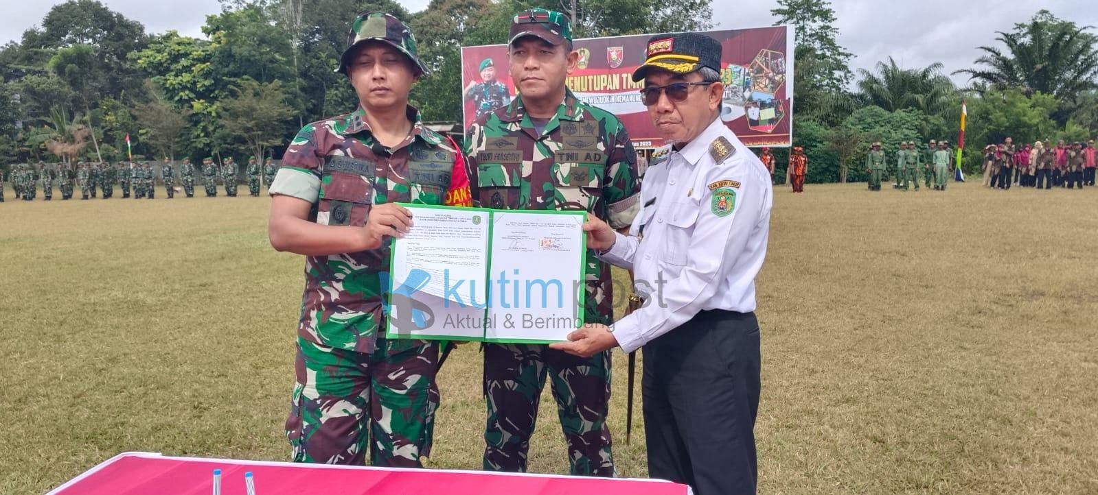 Danrem 091 ASN Tutup TMMD KE - 117 Di Kongbeng