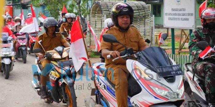 Pawai Bendera Keliling Sangatta Menyambut HUT Ke 78 RI