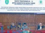 DPRD Kutim Gelar Paripurna ke-XII Tentang Tanggapan Kepala Daerah Terhadap Pandangan Umum Fraksi Terhadap RAPBD Kutim TA 2024