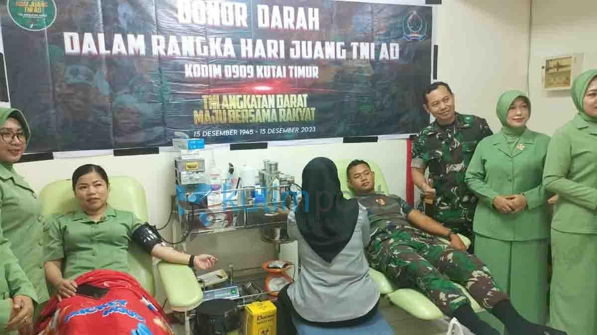 Hari Juang Kartika Kodim 0909 KTM Adakan Donor Darah Hari Juang Kartika Kodim 0909 KTM Adakan Donor Darah