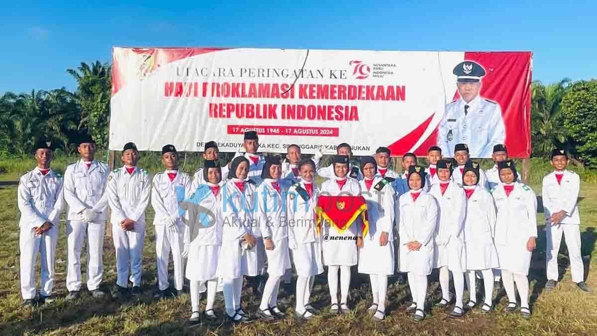 Dari Batas Negara, Upacara HUT ke-79 RI Dirayakan Desa Sekaduyan Taka
