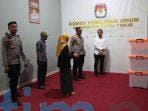 Kapolres Kutim Tinjau Kesiapan KPU Menjelang Pilkada 2024