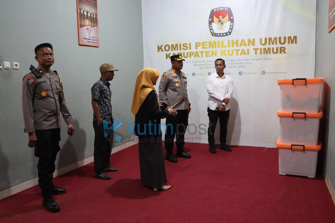 Kapolres Kutim Tinjau Kesiapan KPU Menjelang Pilkada 2024