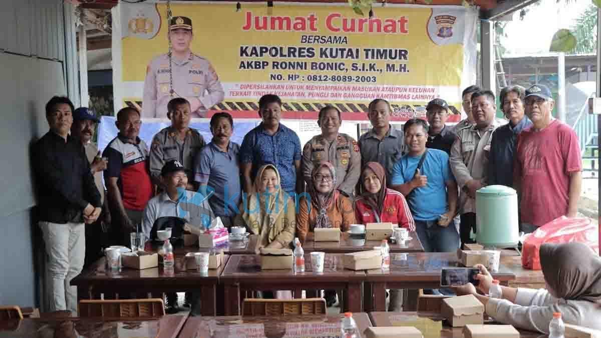 Menjelang Pilkada, Polres Kutai Timur Memberi Himbauan Melalui Jumat Curhat