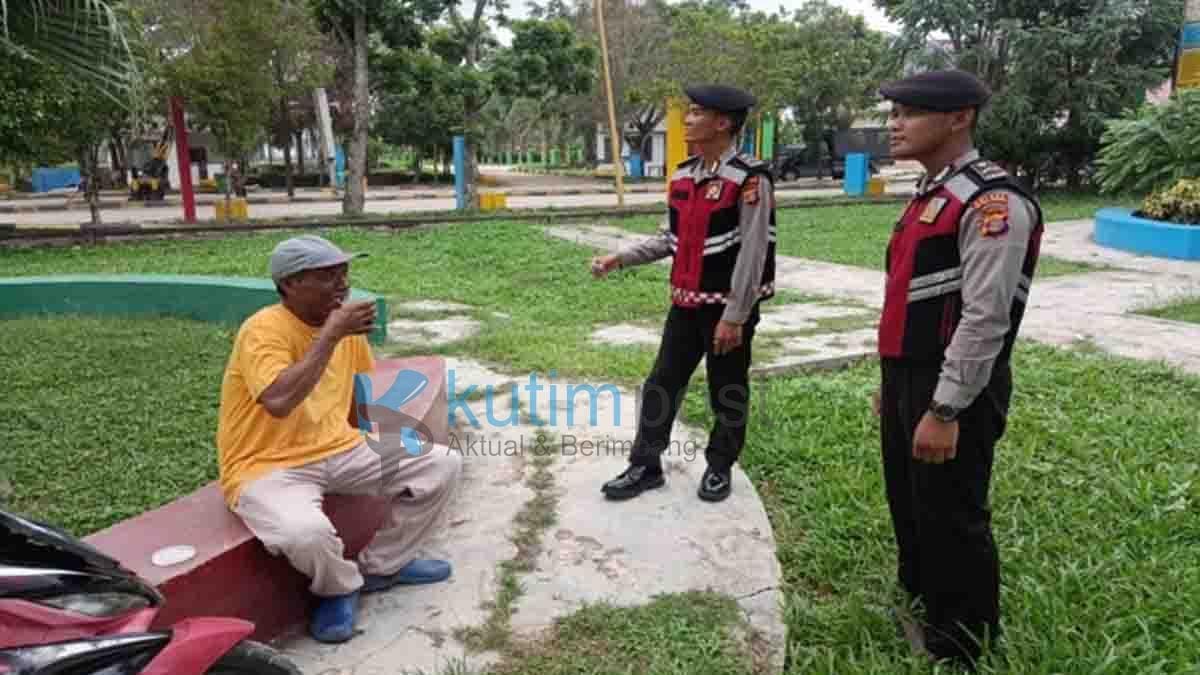 Patroli Polres Kutim Sambangi Taman Bukit Pelangi