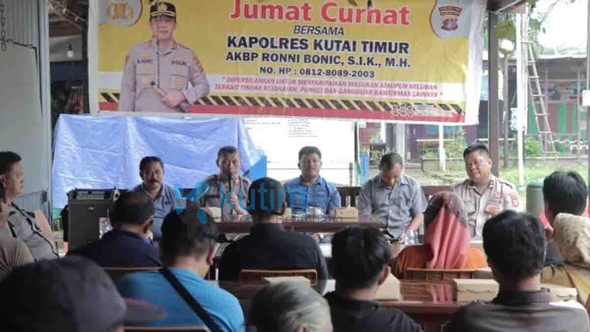 Polres Kutim Adakan Jum’at Curhat Kamtibmas Tampung Aspirasi Masyarakat