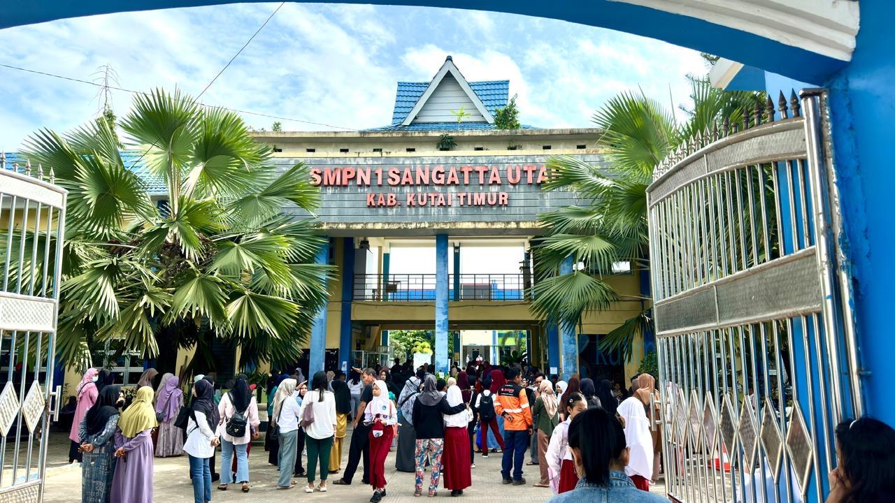 416 Calon Siswa Ikut Tes Masuk SMP 1 Sangatta Utara