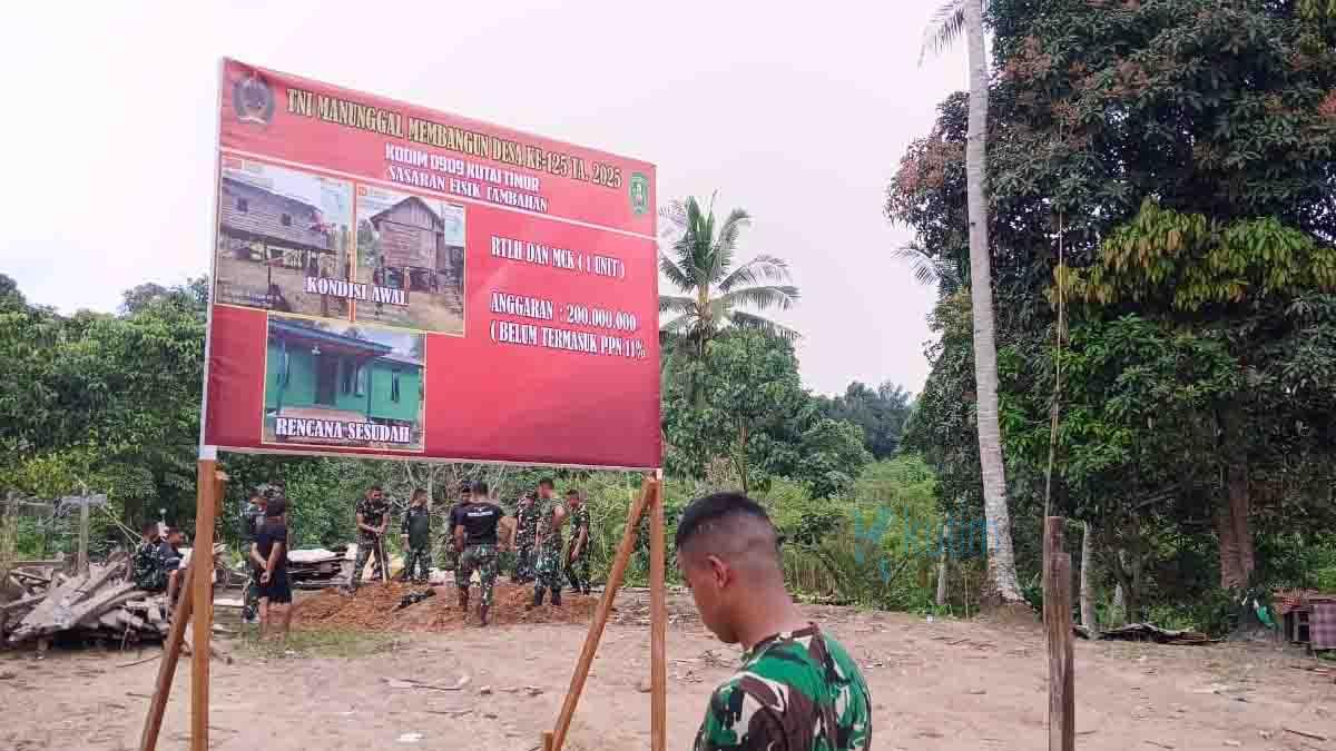 Kolaborasi Kodim 0909 dengan Masyarakat Ciptakan lingkungan Sehat dan Nyaman