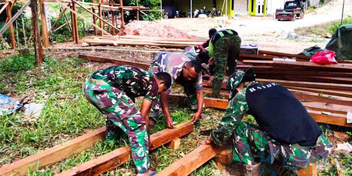 TMMD Kodim 0909 Kutim Wujudkan Air Bersih di Teluk Pandan