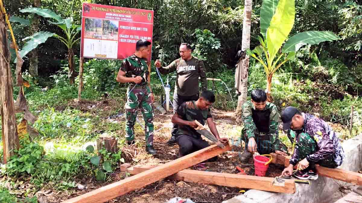 TMMD ke-125 Kodim 0909 Kutai Timur Kerja Nyata Wujudkan Kebutuhan Air Bersih TMMD ke-125 Kodim 0909 Kutai Timur Kerja Nyata Wujudkan Kebutuhan Air Bersih