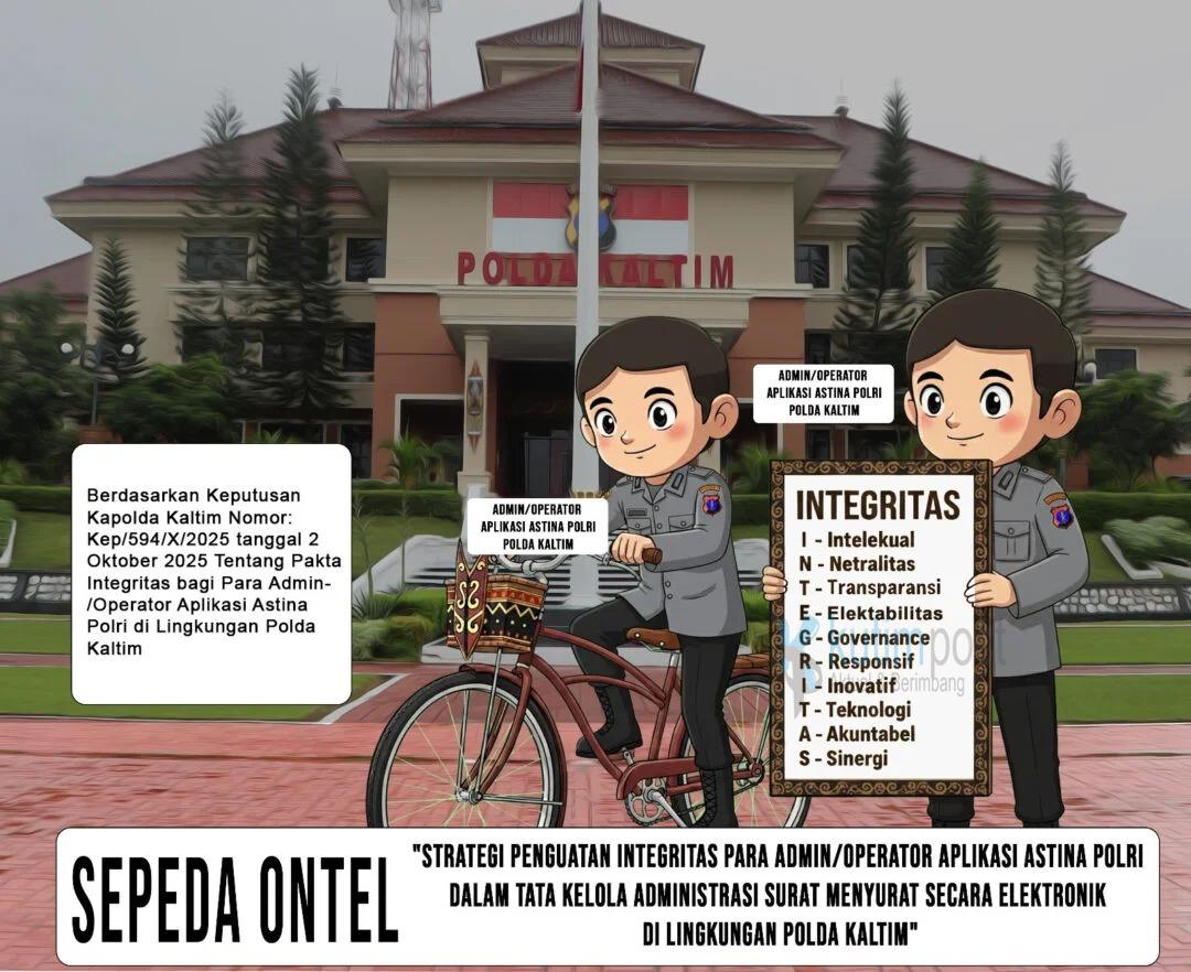 Polda Kaltim Luncurkan Sepeda Ontel, Perkuat Sistem Tata Kelola Administrasi Polda Kaltim Luncurkan Sepeda Ontel, Perkuat Sistem Tata Kelola Administrasi
